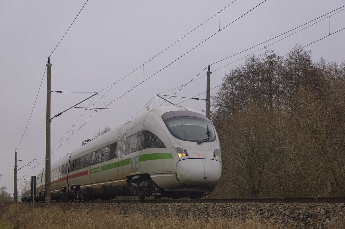 ICE-T (ET 411) auf Streckenabschnitt Angermünde-Berlin
09/01/2021