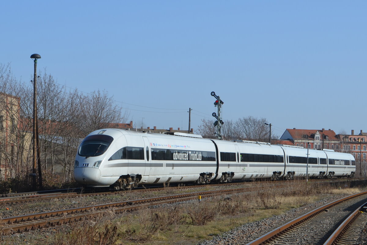 ICE TD BR 605 Advanced TrainLab in Zeitz 25.02.2021