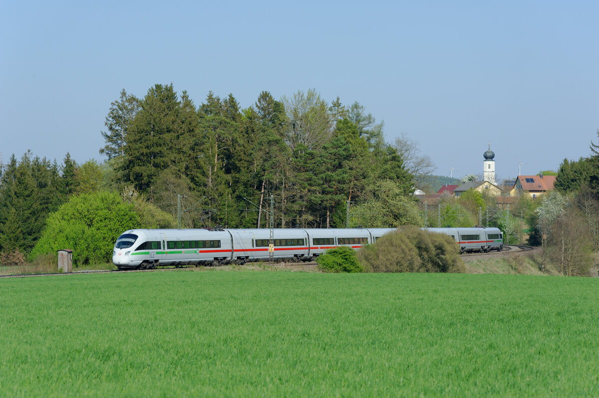 ICE (Wien Hbf - Dortmund Hbf) bei Seubersdorf, 23.04.2020