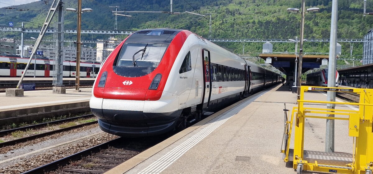 Ich in Biel Bahnhof richtig Genf