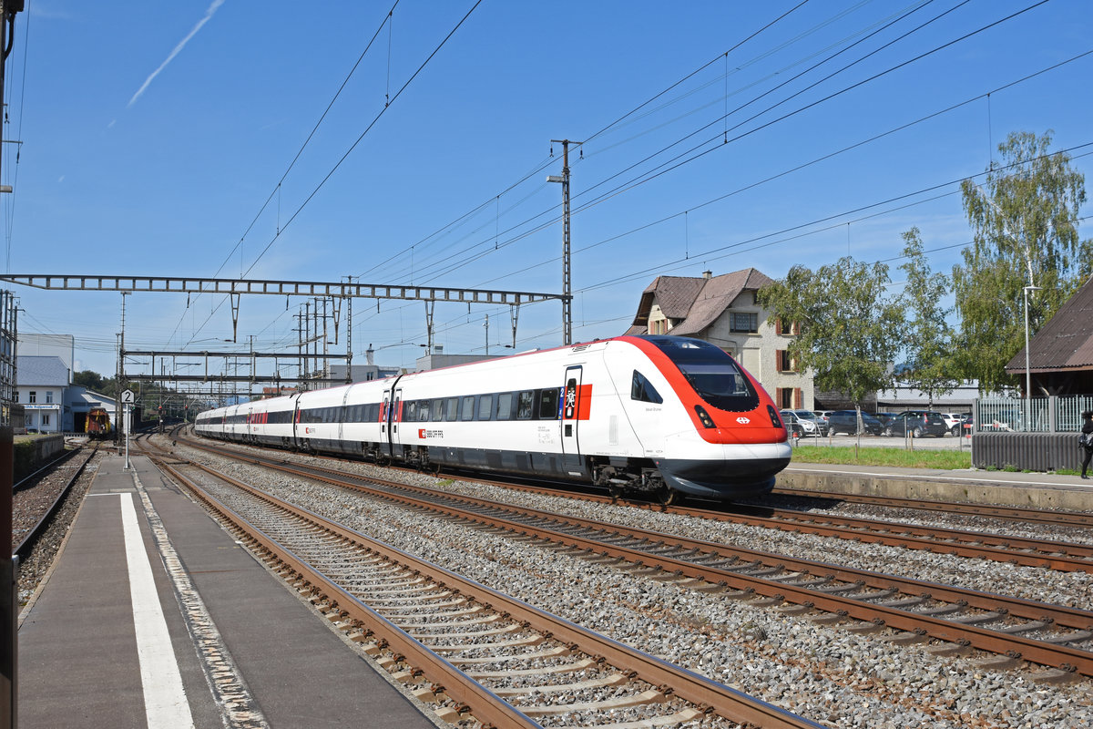 ICN 500 042  Steifan Brunies  durchfährt den Bahnhof Rupperswil. Die Aufnahme stammt vom 10.09.2019.