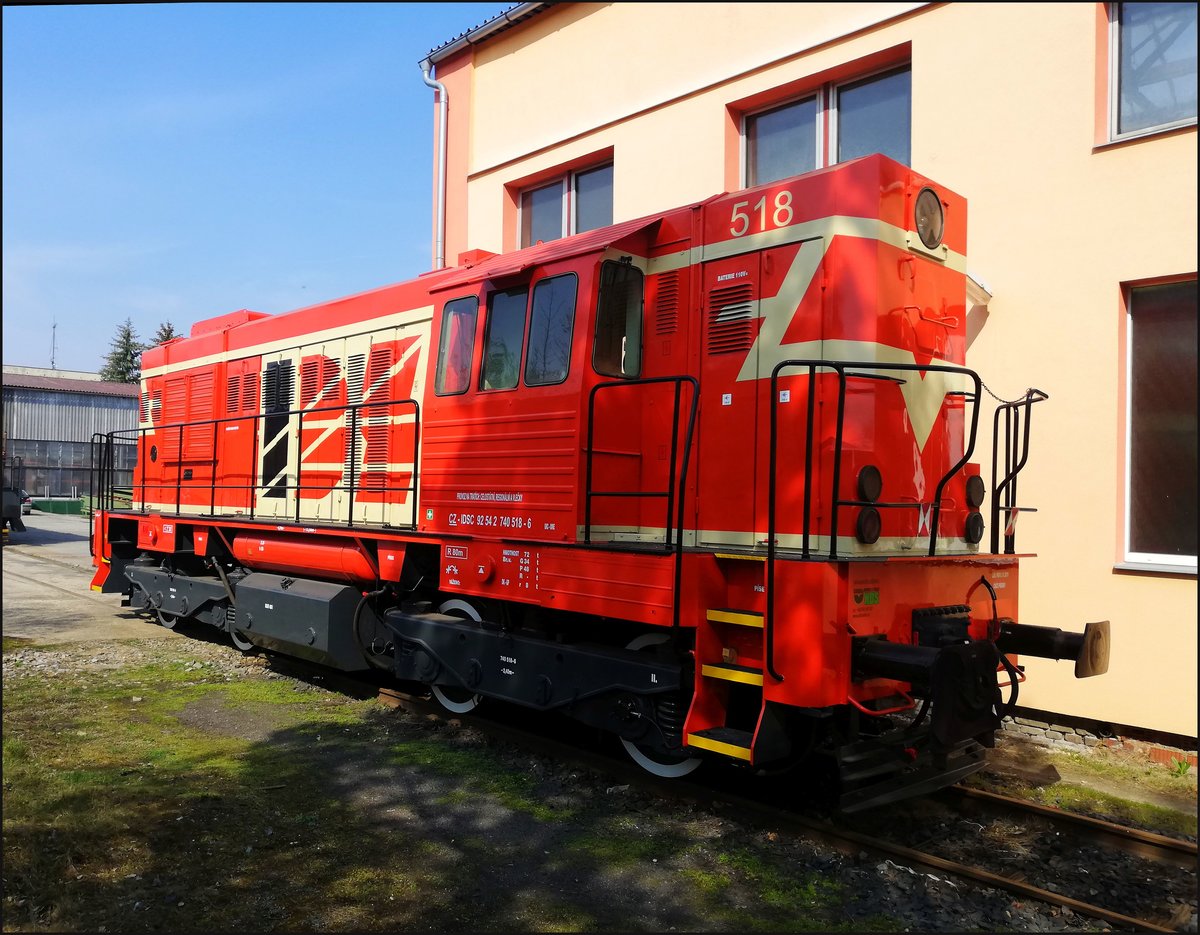 IDS 740 518-6 am 3.4.2019 in Kladno KDS.