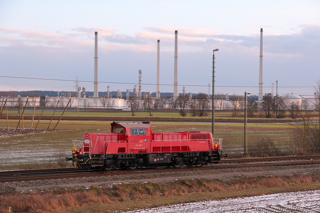 IGE bzw. Northrail 261 008 // Neustadt (Donau) // 31. Januar 2019