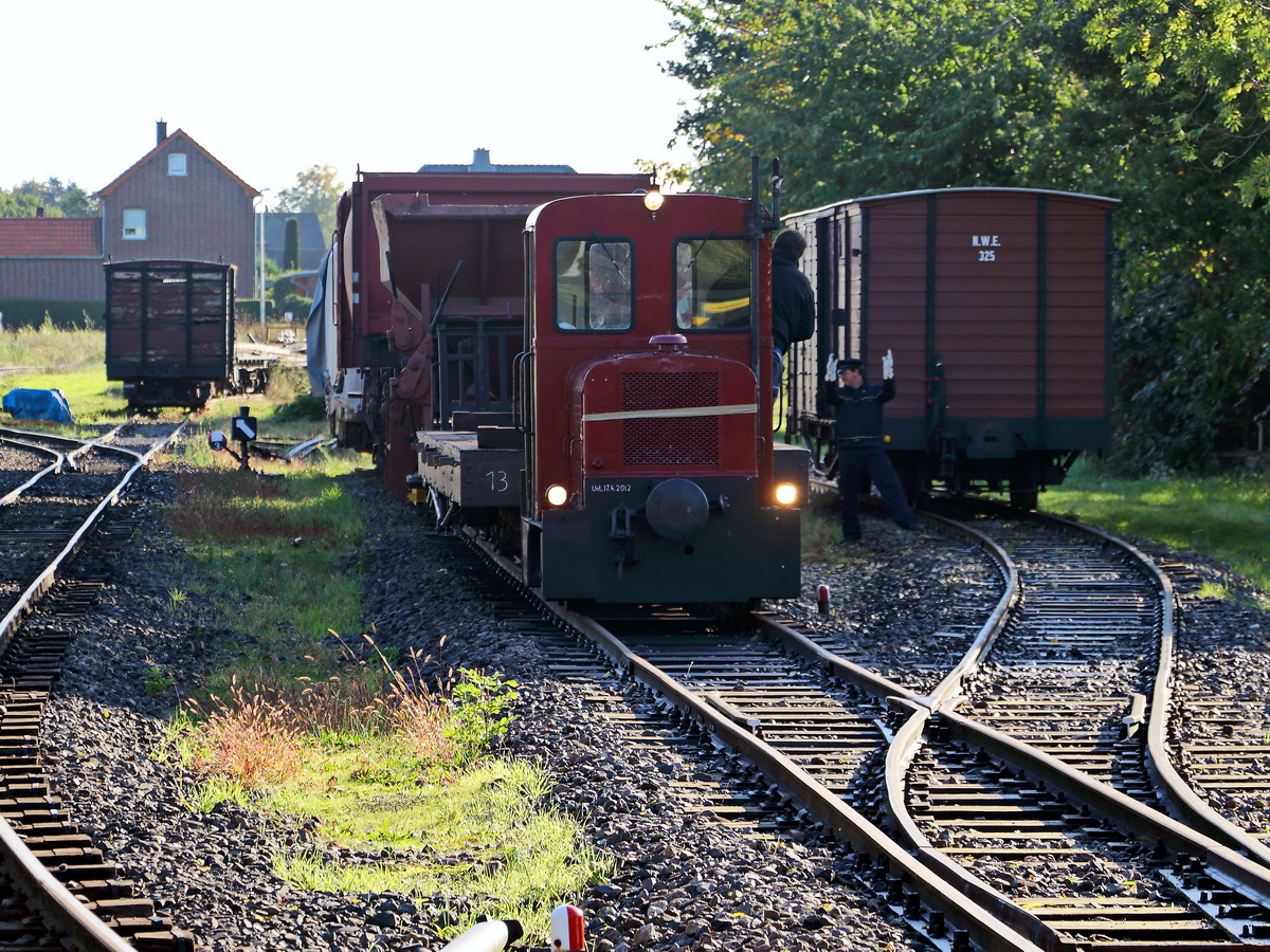 IHS V1 Langeoog gesehen am 10. Oktober 2020 im Bahnhof Schierwaldrath der Selfkantbahn.