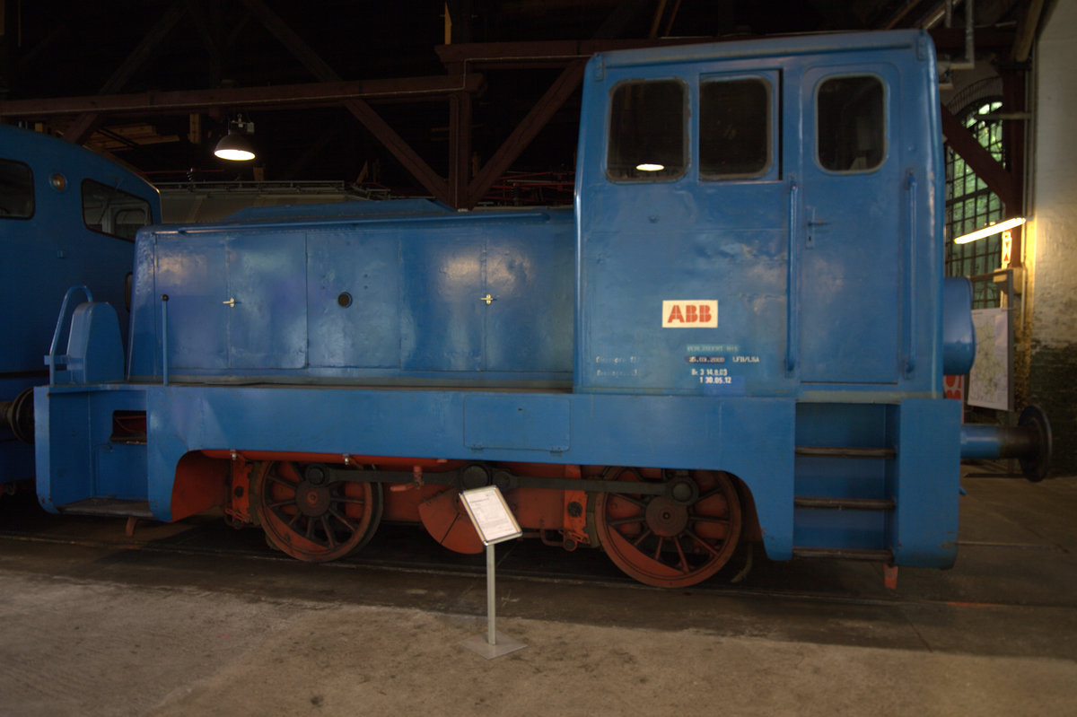 Im Eisenbahnmuseum Halle P ist dies V 16 zu Hause. 02.09.2017 11:53 Uhr.