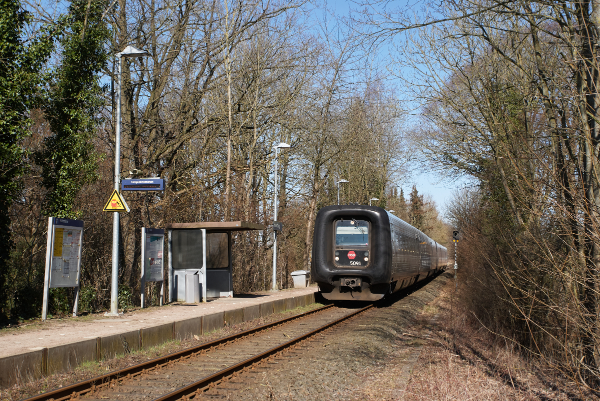 Im März und April 2022 werden die IC-Zügen zwischen Kopenhagen / København und Hamburg über die Strecke Neumünster - Bad Oldesloe umgeleitet. Am 11.03.2022 passieren zwei IC3-Züge ( Gumminasen ) als IC 393 nach Hamburg Hbf den Bedarfshaltepunkt Fresenburg. 
