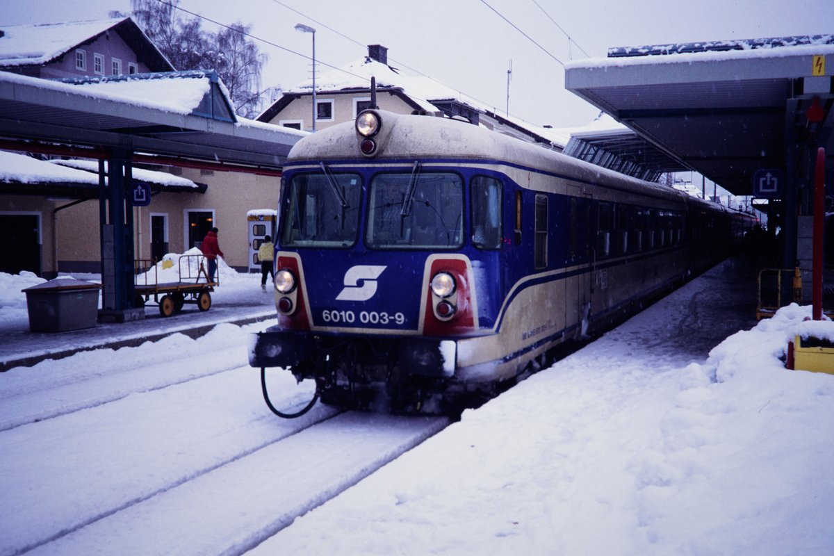 Im Winter 1988 in Zell am See (Scan von Dias)