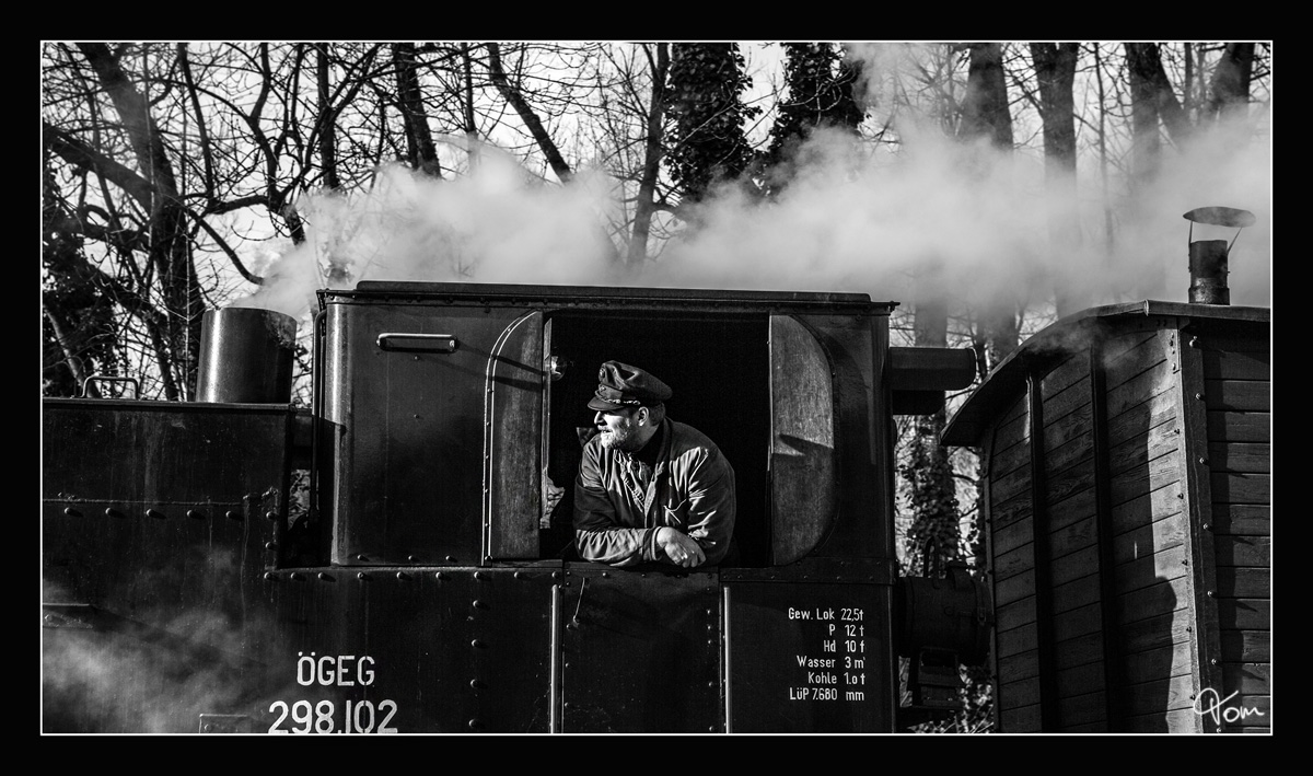 Impression von der 298.102 auf der Steyrtalbahn. 10.12.2017