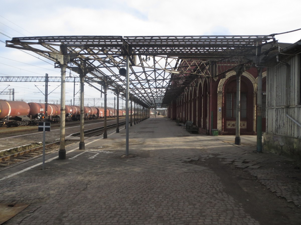 Impression vom Bahnhof Kohlfurt (Wegliniec), 1. Februar 2014