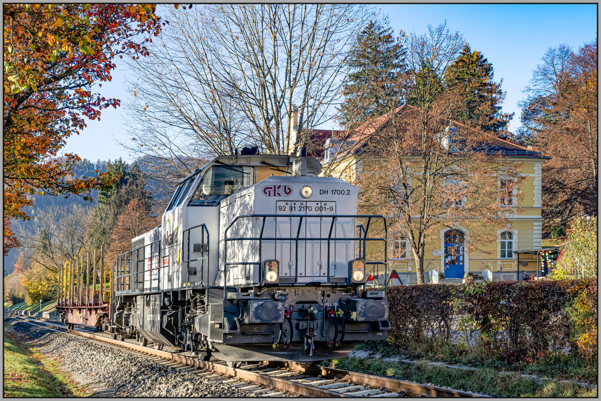 In Deutschlandsberg . 

DH 1700.2 auf dem Weg nach Graz . 
7.11.2020