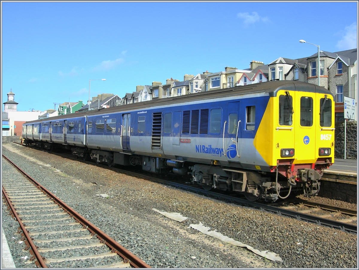 In der Endstation Portrush wartet ein Dieseltriebwagenzug der Class 8000 auf die Rückfahrt nach Coleraine
19. September 2007
