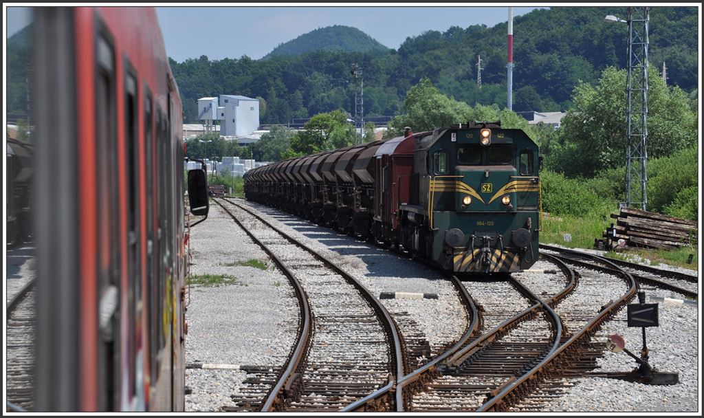 In Rogatec begenet uns 664-120. (01.07.2015)