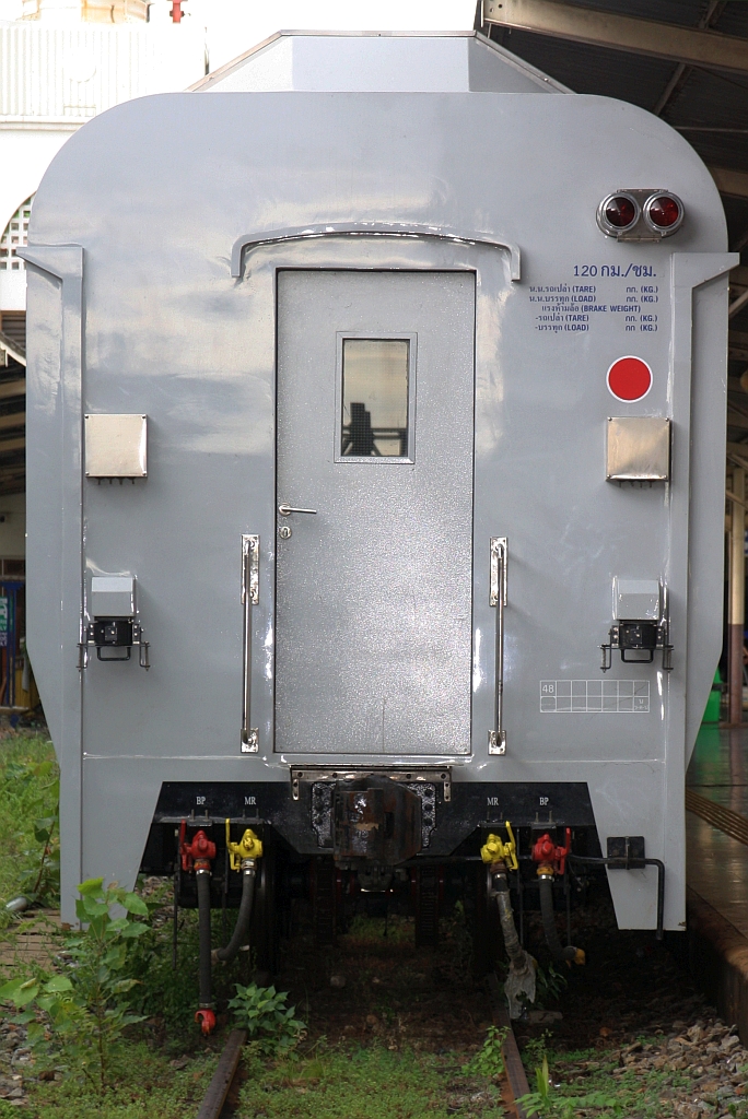 In Thailand entwickelt und gebaut steht der Prototyp TMT-PC-BH001  Beyond Horizon  am 27.Juni 2025 in der Hua Lamphong Station.