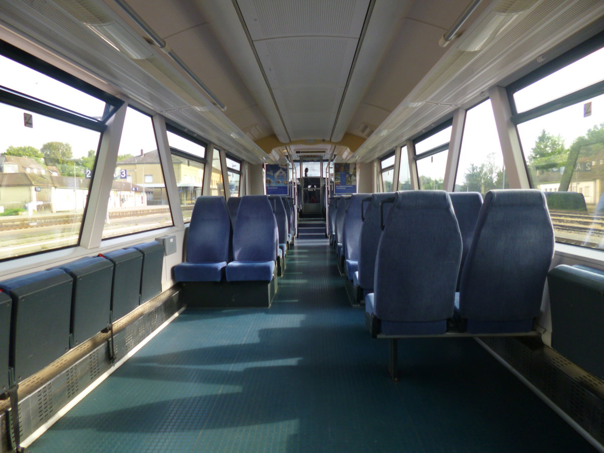 Inneneinrichtung eines 650 der BOB am 1.8.16