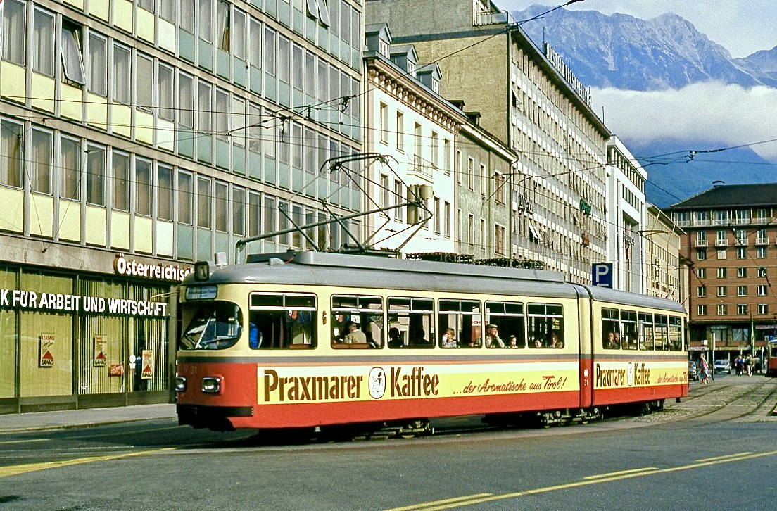 Innsbruck 31, Südtiroler Platz, 10.09.1987.