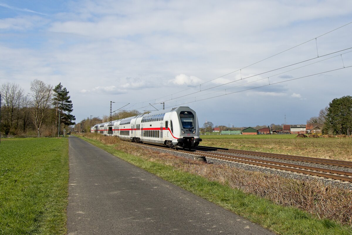 Intercity 2324 nach Münster in Nordbögge (03.04.2022)