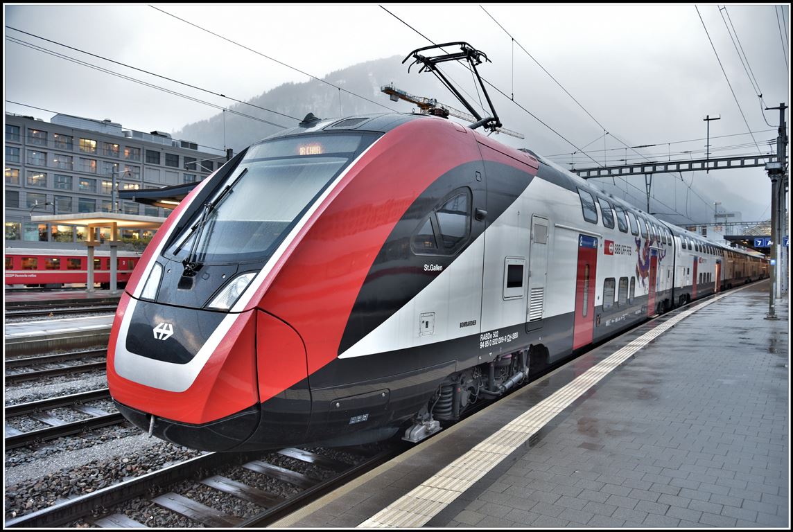 IR3269 mit Twindexx RABDe 502 009-9 ist in Chur eingetroffen. (10.12.2018)