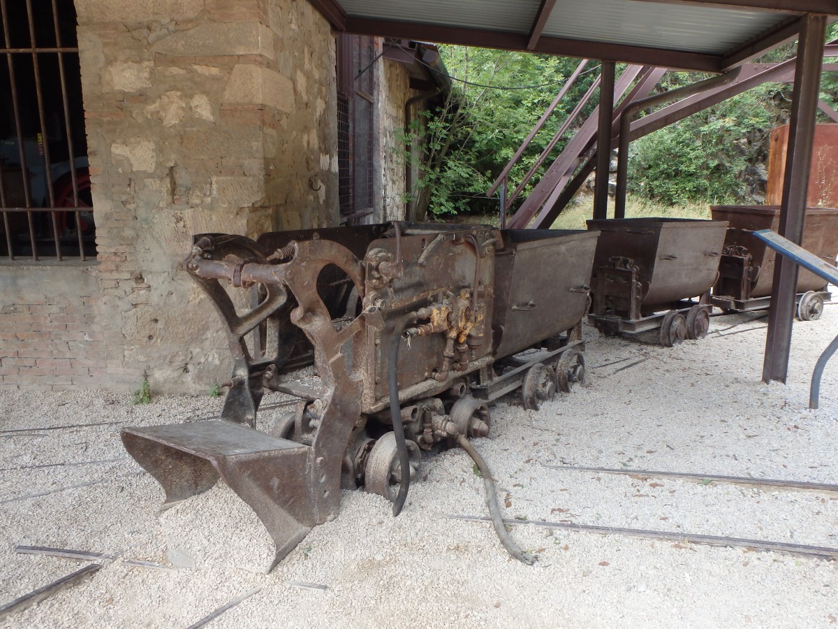Italien 03.09.14: Bergbau-Ausrüstung im ARCHÄOLOGISCHE BERGWERKSPARK VON SAN SILVESTRO
Das Museeum ist in der Nähe von San Vincenzo.


