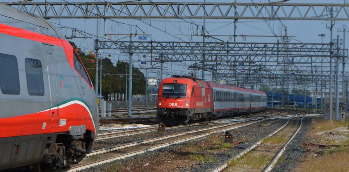 Italien 1216 015/E 190 015 EC München - Verona? in Padova 22.09.2014