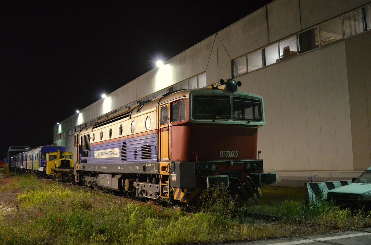 Italien: D753.005 ex ČSD T 478 in Piove di Sacco 04.05.2016