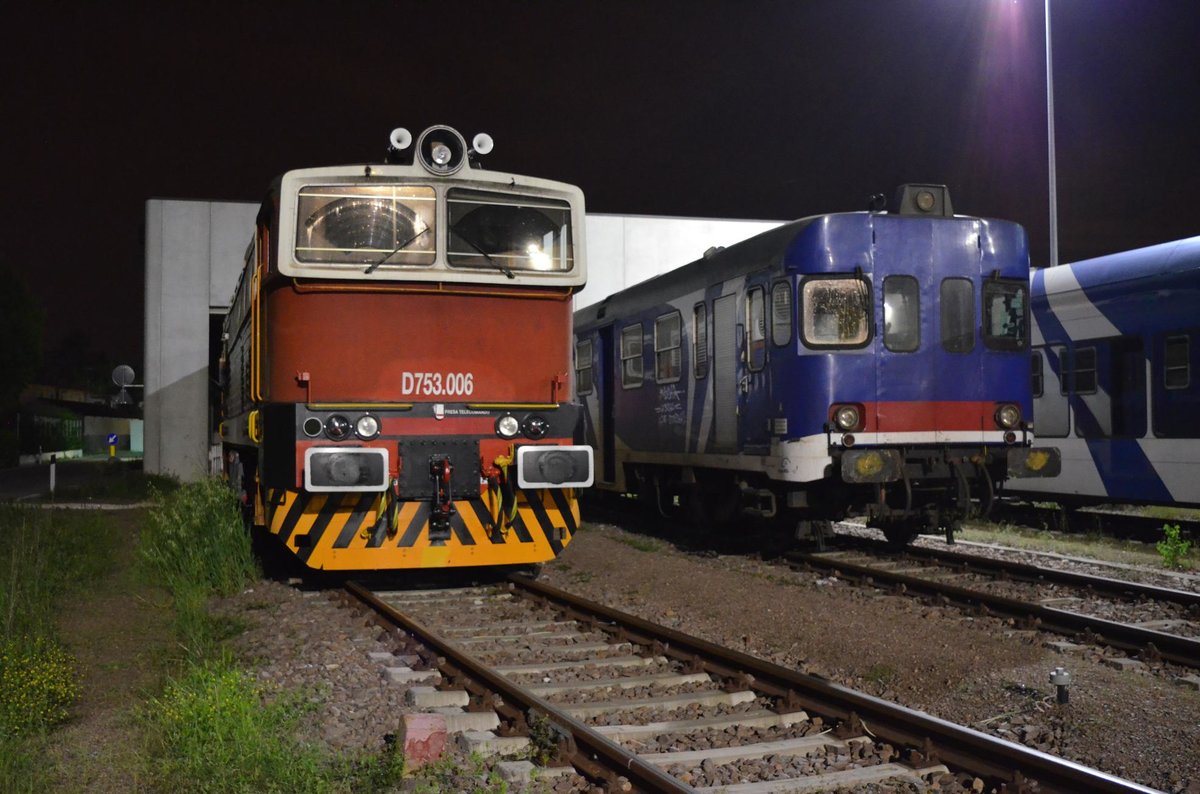 Italien: D753.006 ex ČSD T 478 & Sistemi Territoriali ALn 668 in Piove di Sacco 04.05.2016