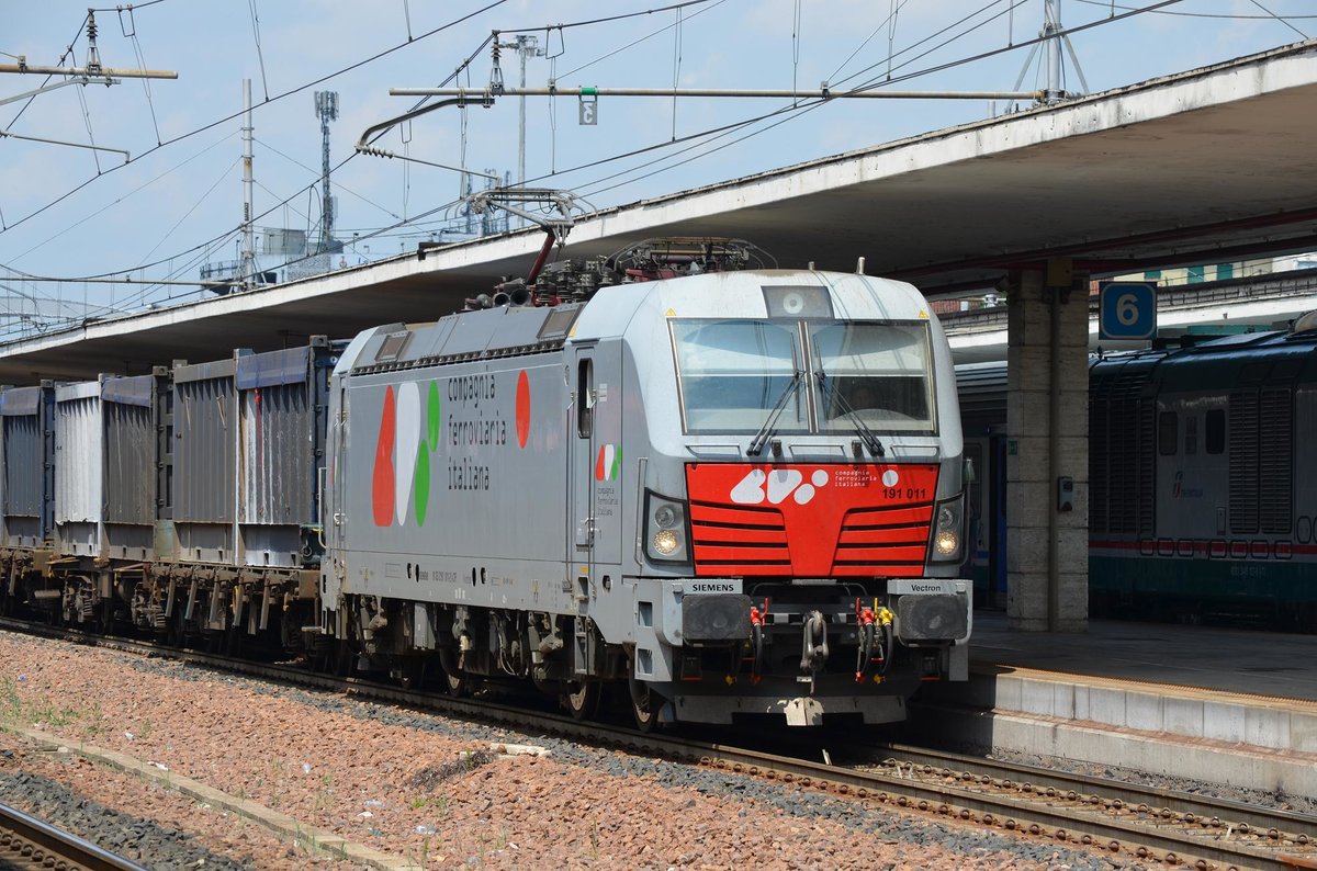 Italien: Vectron CFI 191 011-2 in Padova/Padua 07.06.2017