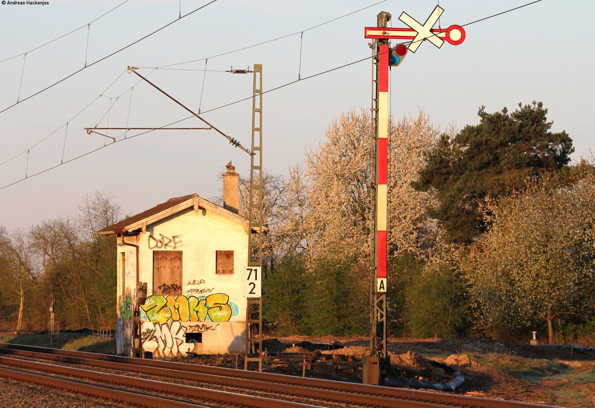 Jahrelang durchgeschaltet und nun seit 27.März 2017 16 Uhr endgültig außer Betrieb ist die Bk Basheide. Foto vom 31.3.17