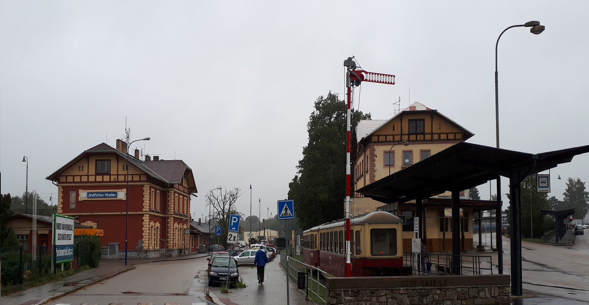 Jindrichuv Hradec, vormals Neuhaus - [2017-09-01], Ausgangspunkt der Strecke nach Nova Bystrica