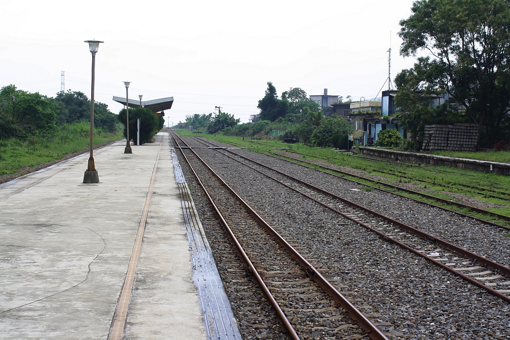 Jiuzantou Station, Blickrichtung Hsinchu, am 01.Juni 2014.