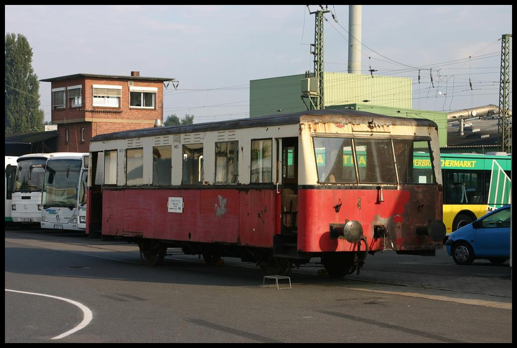 Jubiläum Ausstellung der Steinhuder Meer Bahn am 25.9.2005 in Wunsdorf: Ein Talbot Triebwagen, der von der MBS zurück geholt wurde, weil er früher auf der Steinhuder Meer Bahn fuhr, wurde als zukünftiges Museums Fahrzeug präsentiert.