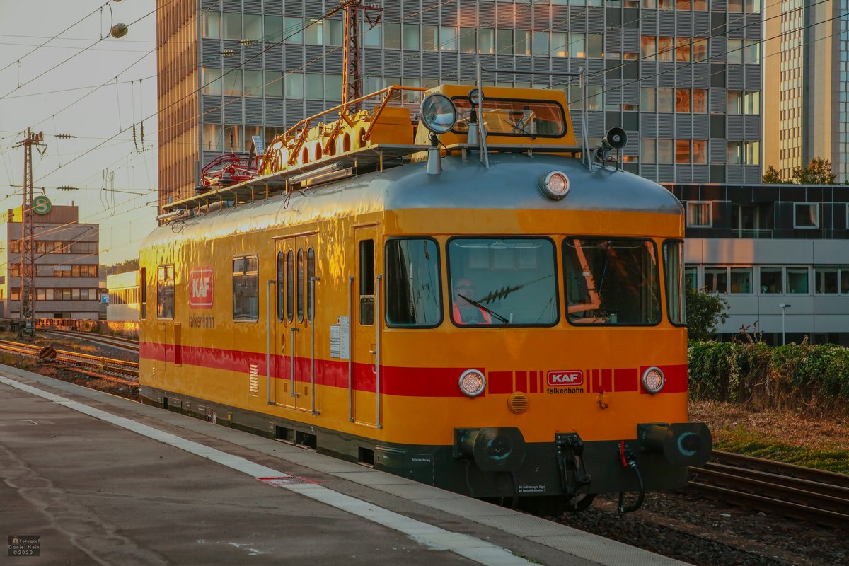KAF Falkenhahn Turmtriebwagen 636 003-2 in Essen Hbf, August 2020.