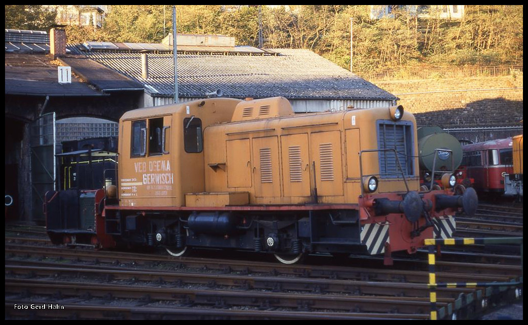 Kaluga 1802 ex VEB Zementwerke Pritzwalk am 5.11.1995 im BW Dieringhausen.