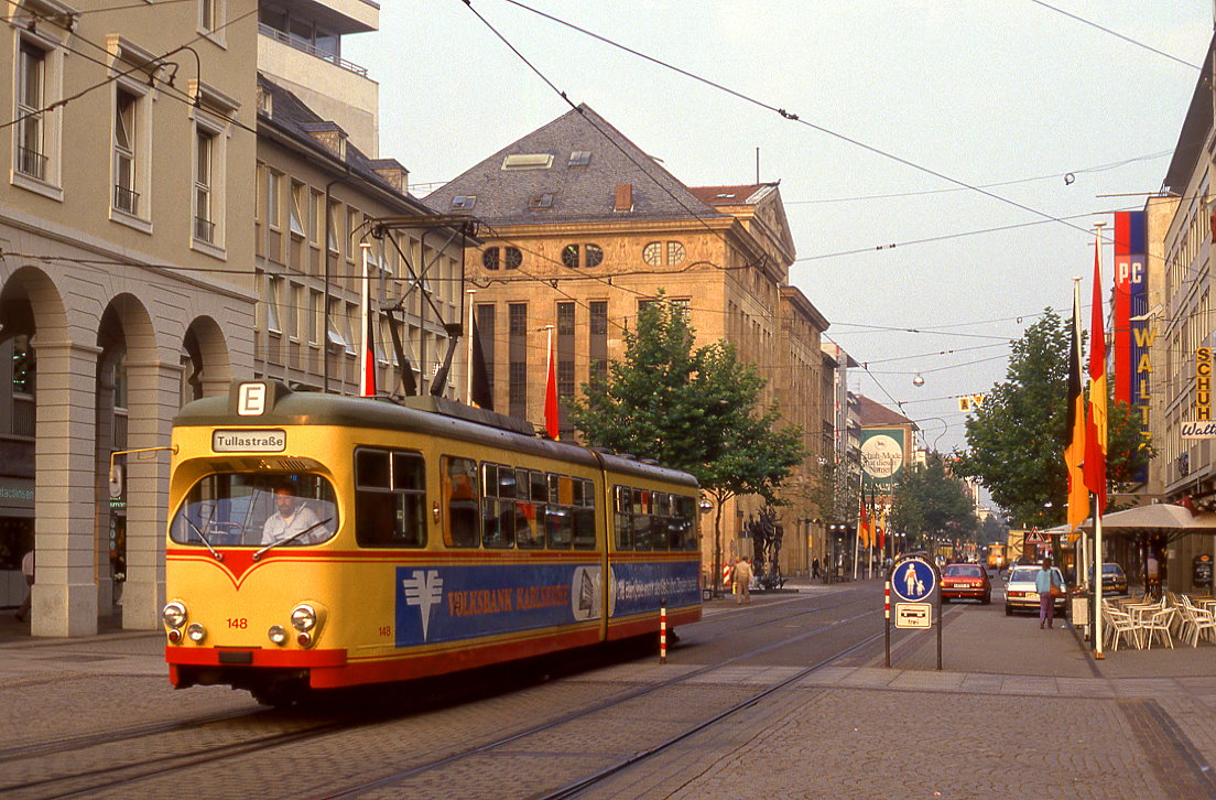 Karlsruhe 148, Kaiserstraße, 04.09.1987.
