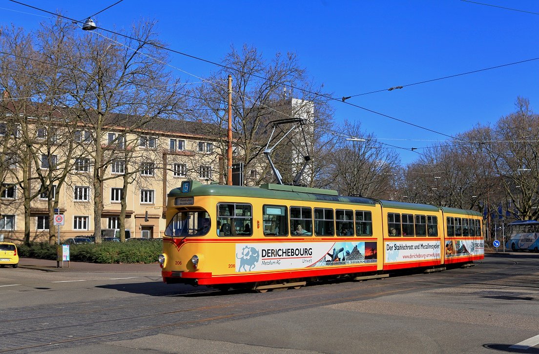 Karlsruhe 206, Mathystraße, 03.03.2015.