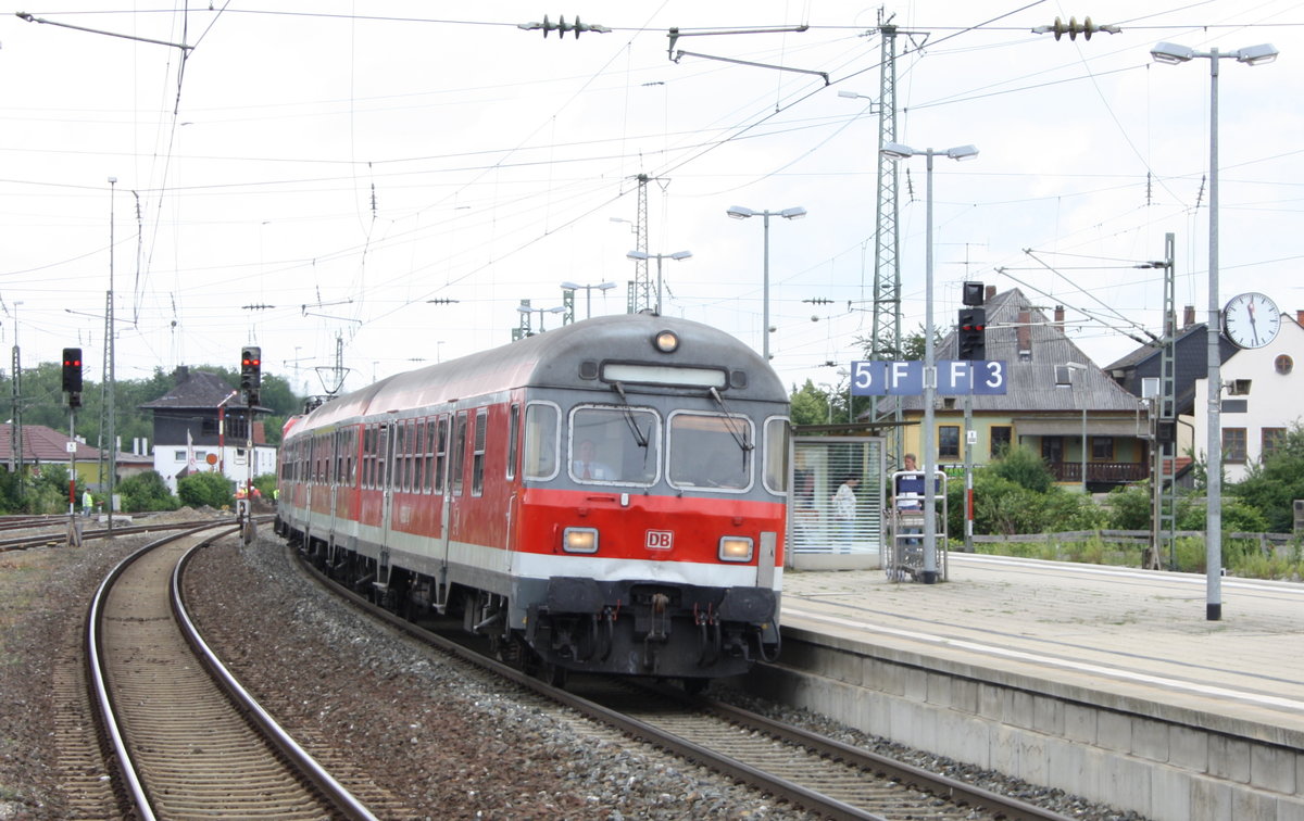 Karlsruher Kopf mit markanter Delle in der Front in Lichtenfels nach Bamberg 25.06.2011