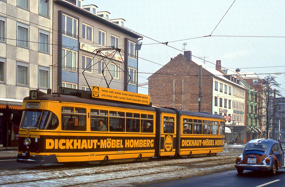 Kassel 280, Friedrich Ebert Straße, 18.01.1987.