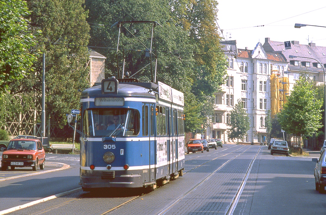 Kassel 305, Germaniastraße, 07.08.1988.