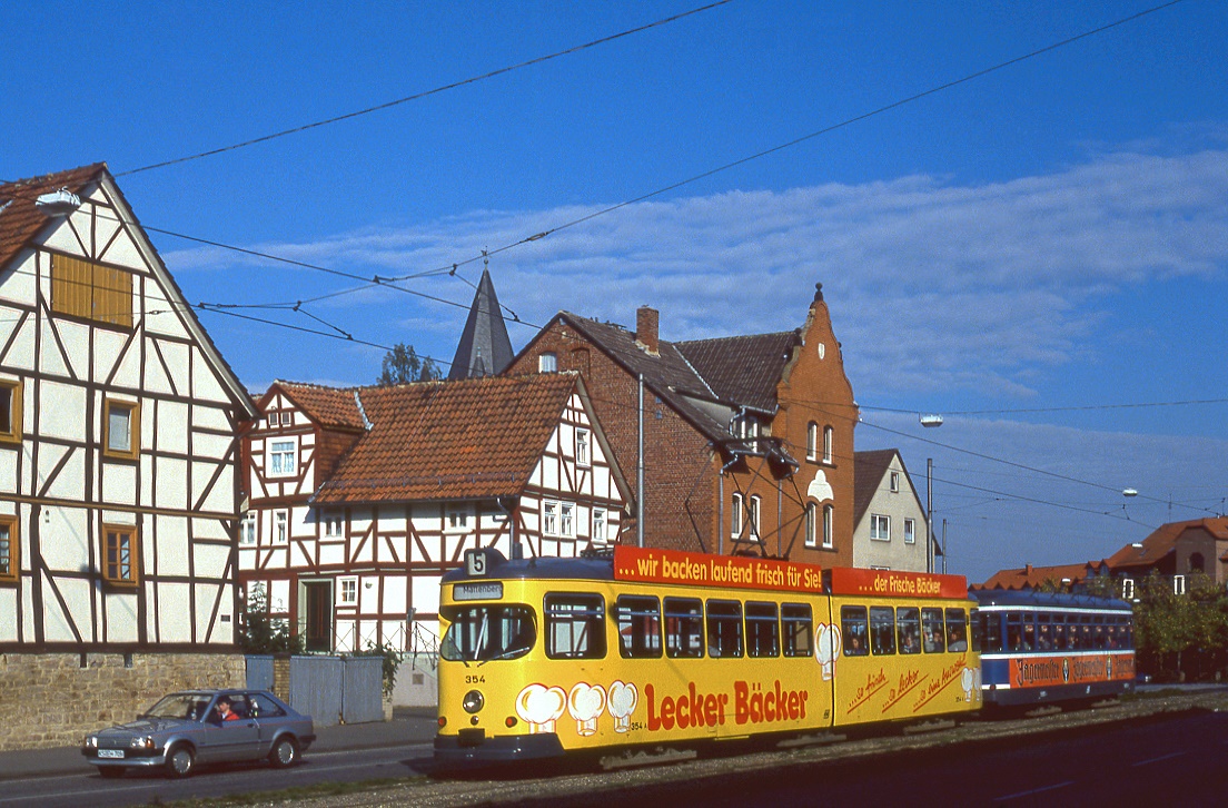 Kassel 354 + 565, Niederzwehren, 19.10.1993.