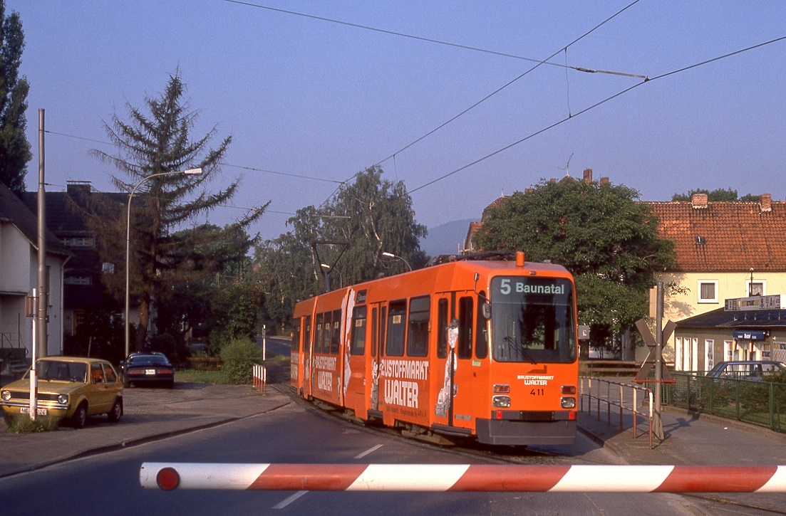 Kassel 411, Oberzwehren, 07.08.1988.
