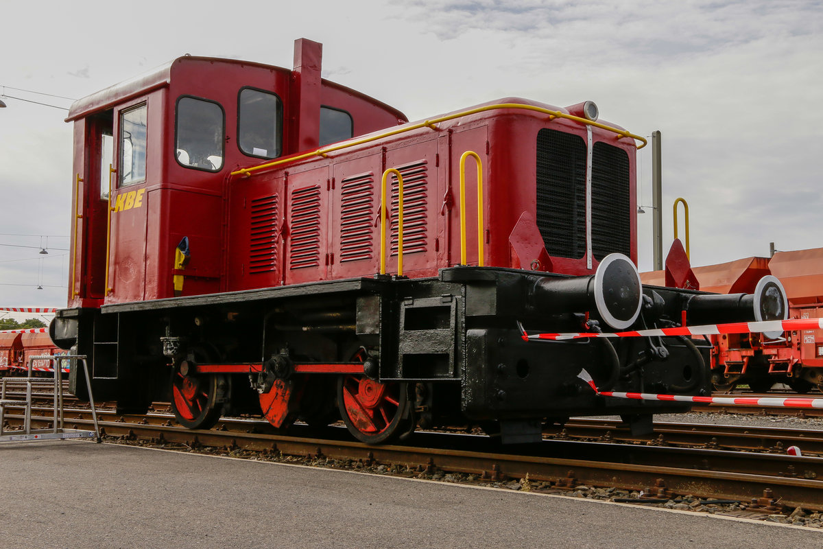 KBE Lok in Brühl, am 09.09.2018.
