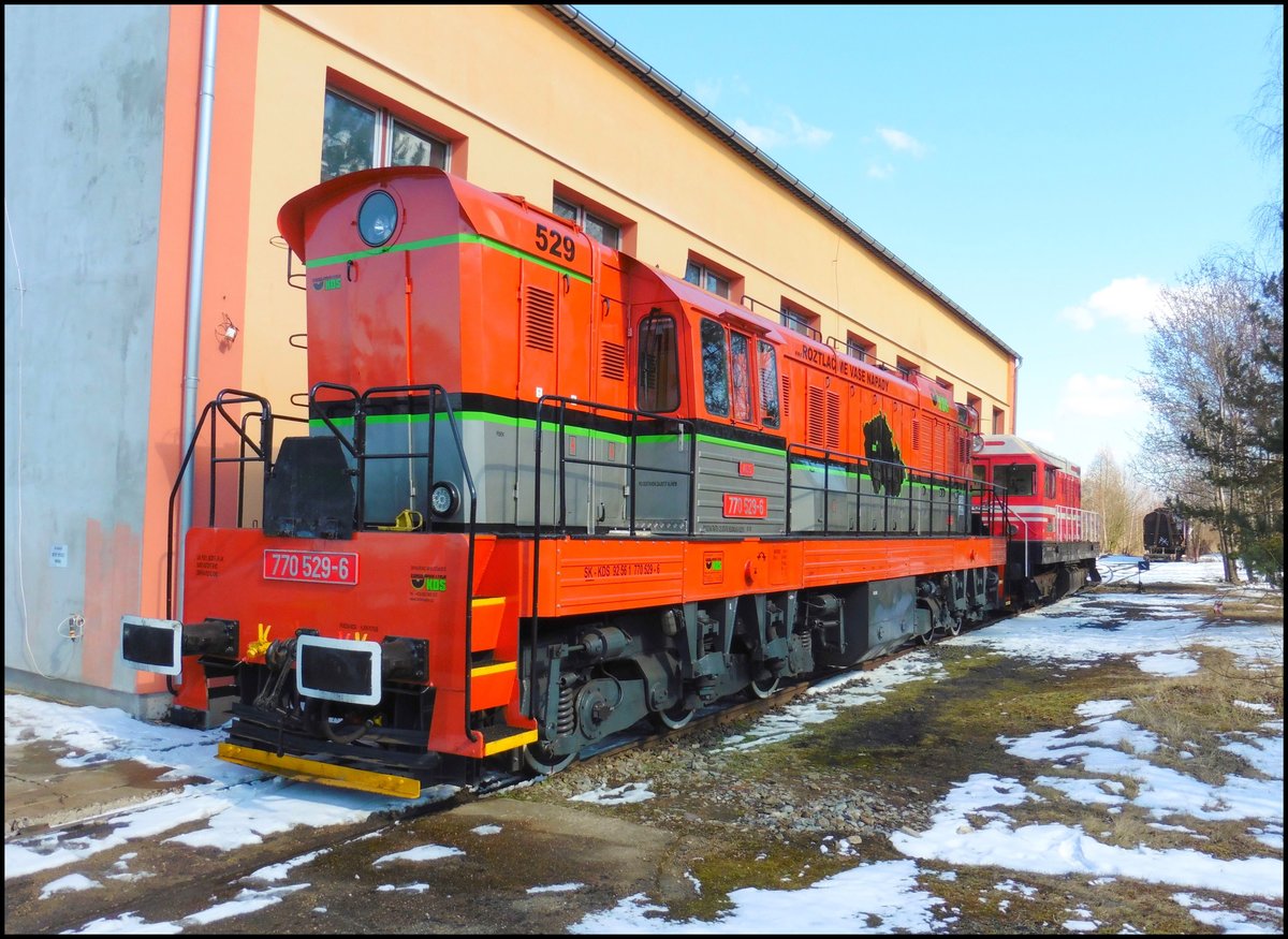 KDS 770 529-6 am 21.3.2018 in Kladno KDS.