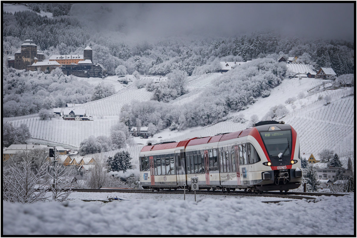 Kein Aprilscherz,... Der Winter kehrte kurz zurück. 
6.04.2021 im Leibenfeld.