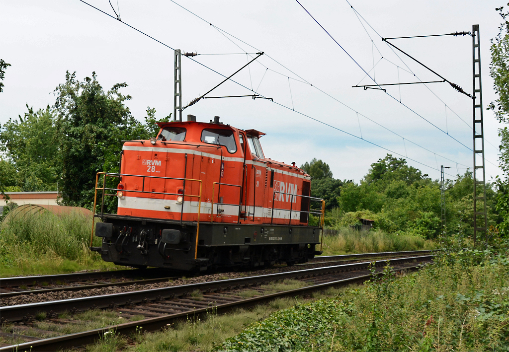 KHD DG 1200 BBM der RVM solo durch Bonn-Beuel - 07.07.2014