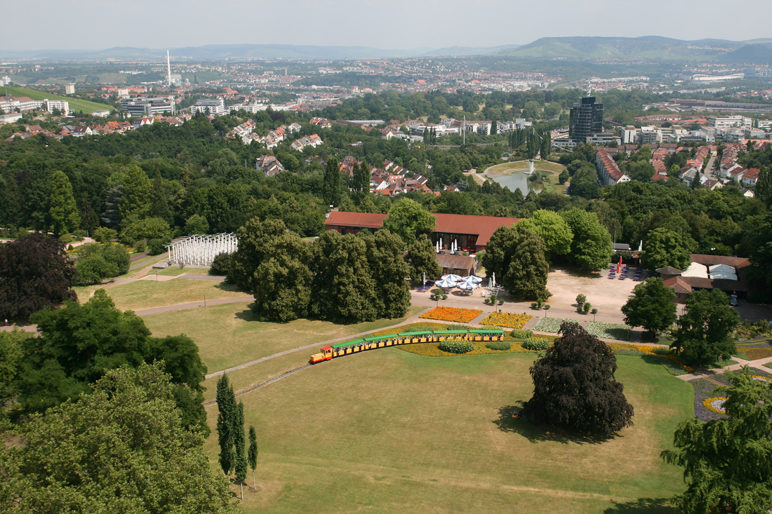 Killesbergbahn; Lok  Schwoabapfeil  // Stuttgart // 19. Juli 2013
