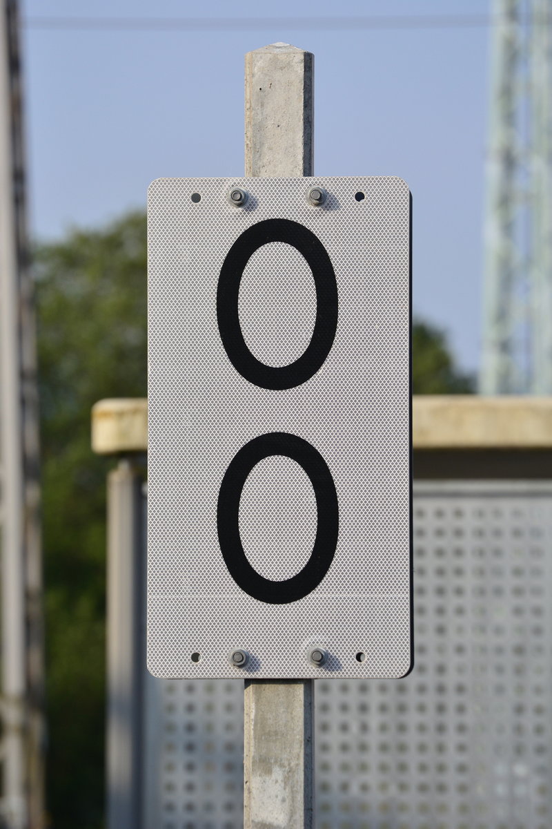 Kilometer Null komma Null. In Wolkramshausen beginnt die Strecke nach Straßfurt. 

Wolkramshausen 09.08.2018