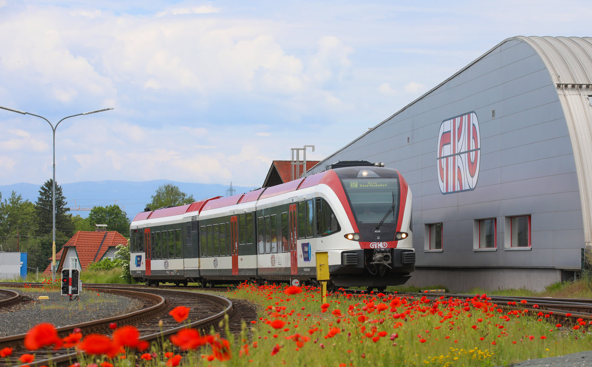 Klatschmohn ohne Ende im Bahnhof Lieboch ,.... 

18.05.2018