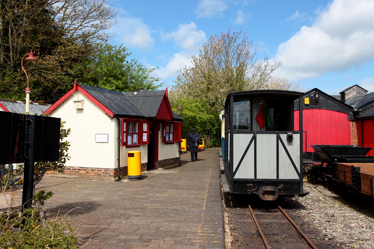 Klein aber fein, die Station Becconsall. 02.05.2018
