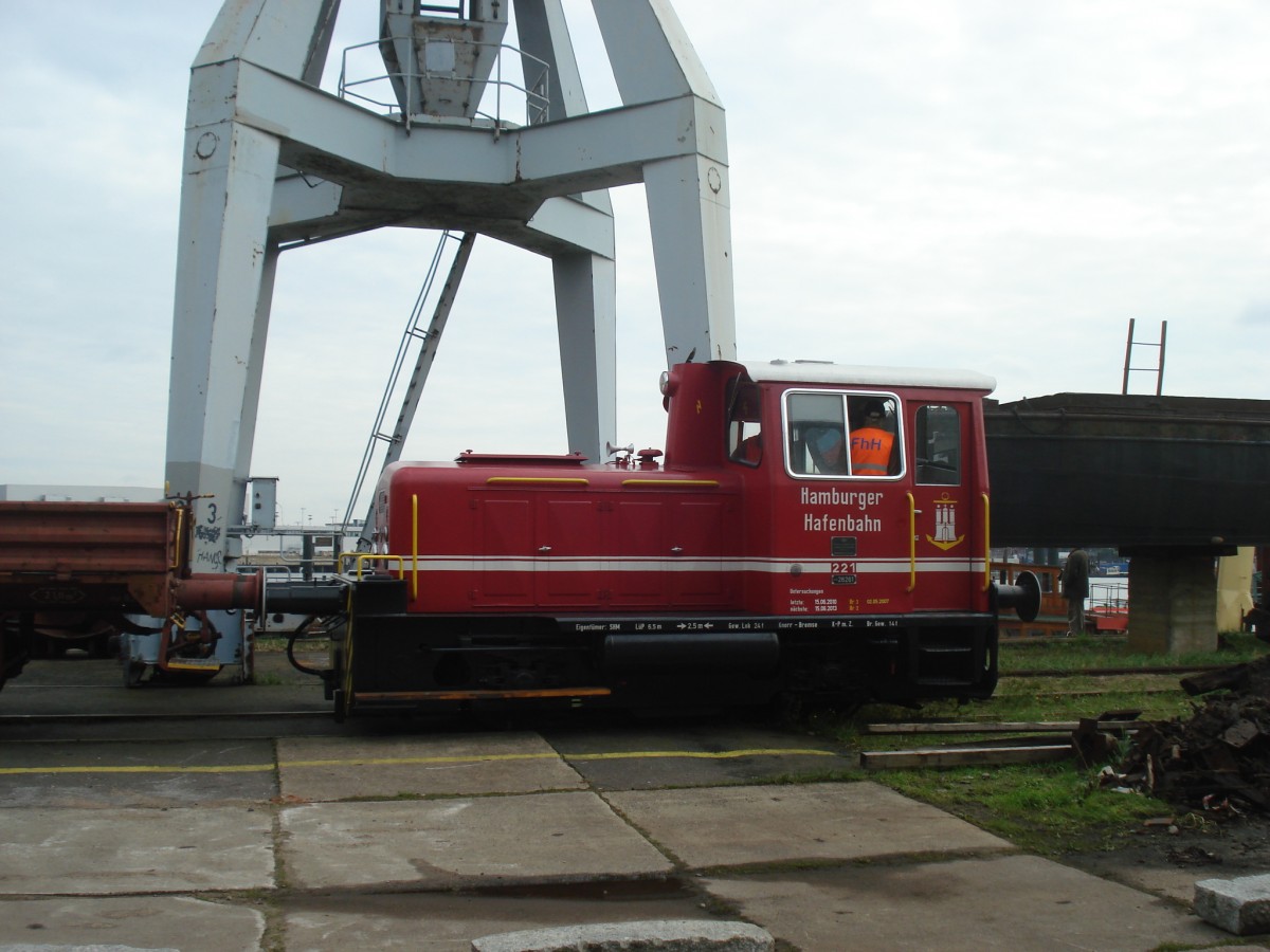 Kleindiesellok O&K MV 6b am 19.9.2010, Hamburg, Museum der Arbeit, Schuppen 50