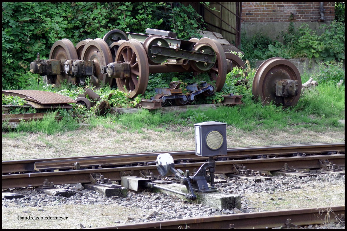 Kleine beschauliche Randaufnahme bei der Angelner Dampfeisenbahn in Kappeln am 12.08.2015.
