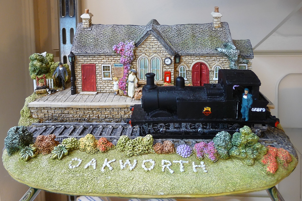 Kleines Diorama, gesehen in einem Souvenir-Shop in Bath, 19.6.2019